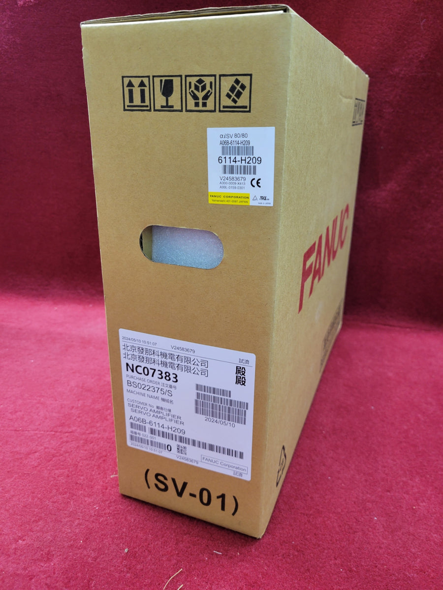 FANUC サーボアンプモジュール A06B-6114-H209 動作保証 Fanuc A06B-6114-H209 or A06B6114H209 Servo Amplifier Module