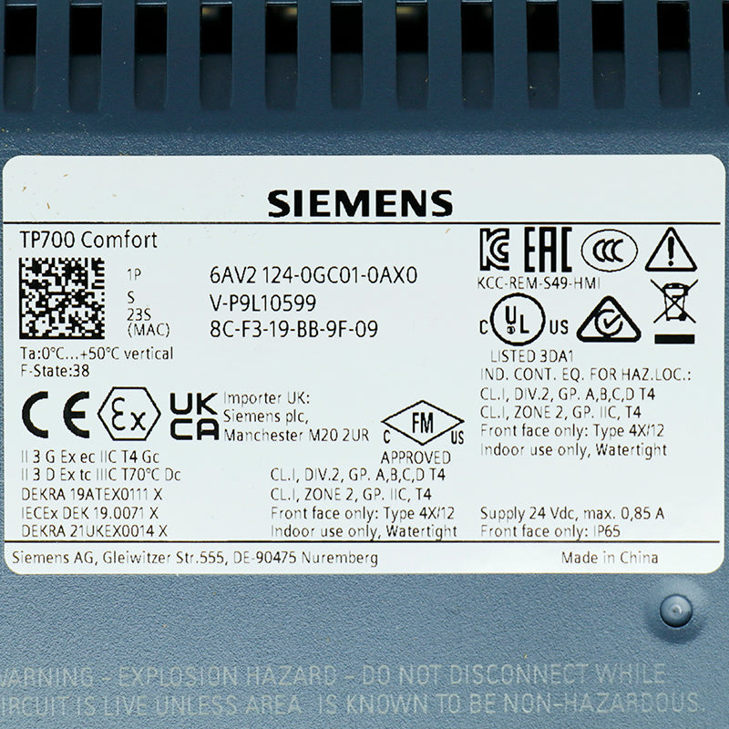 Siemens 6AV2124-0GC01-0AX0
