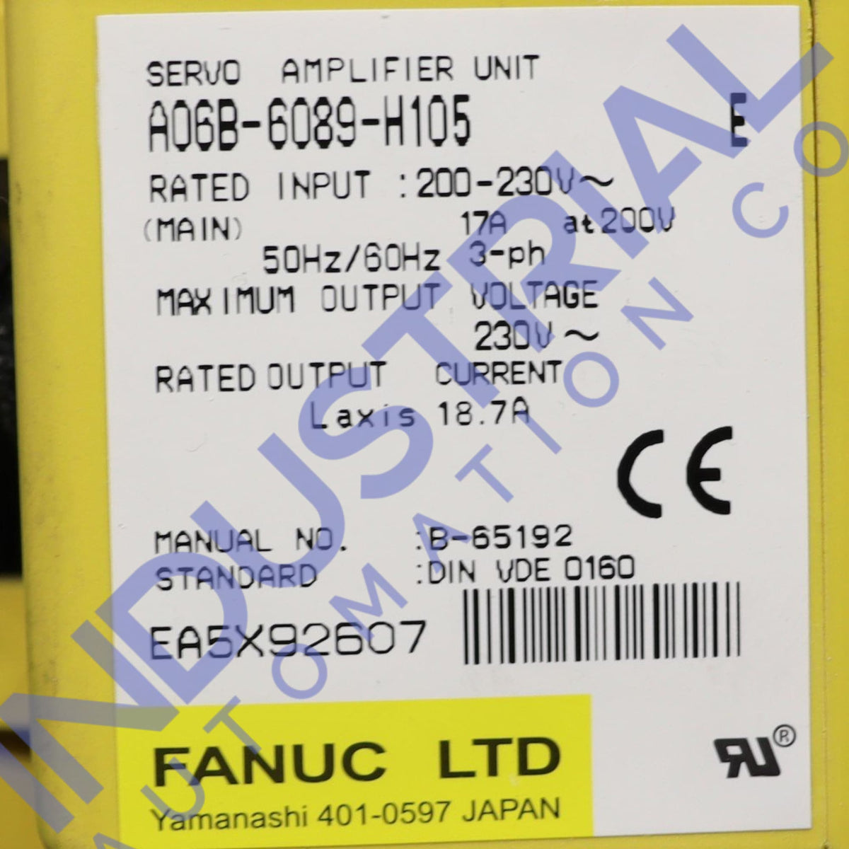 A06B-6089-H105 | Buy FANUC A06B-6089-H105 Servo Drive A06B-6089-H105 | Buy FANUC A06B-6089-H105 Servo Drive
