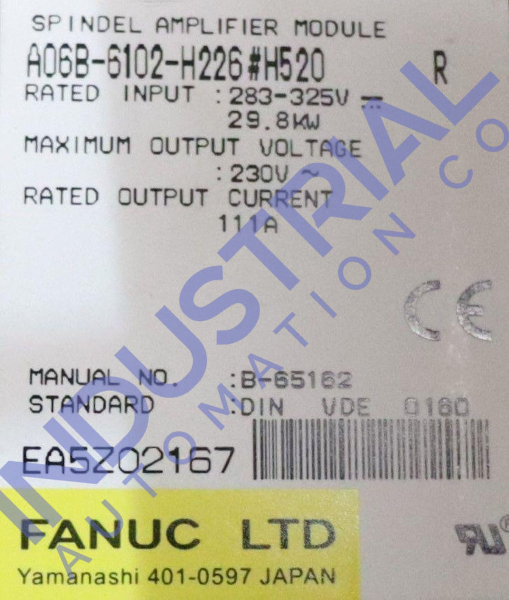 FANUC A06B-6102-H226#H520