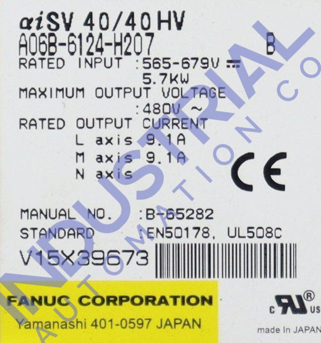 FANUC A06B-6124-H207