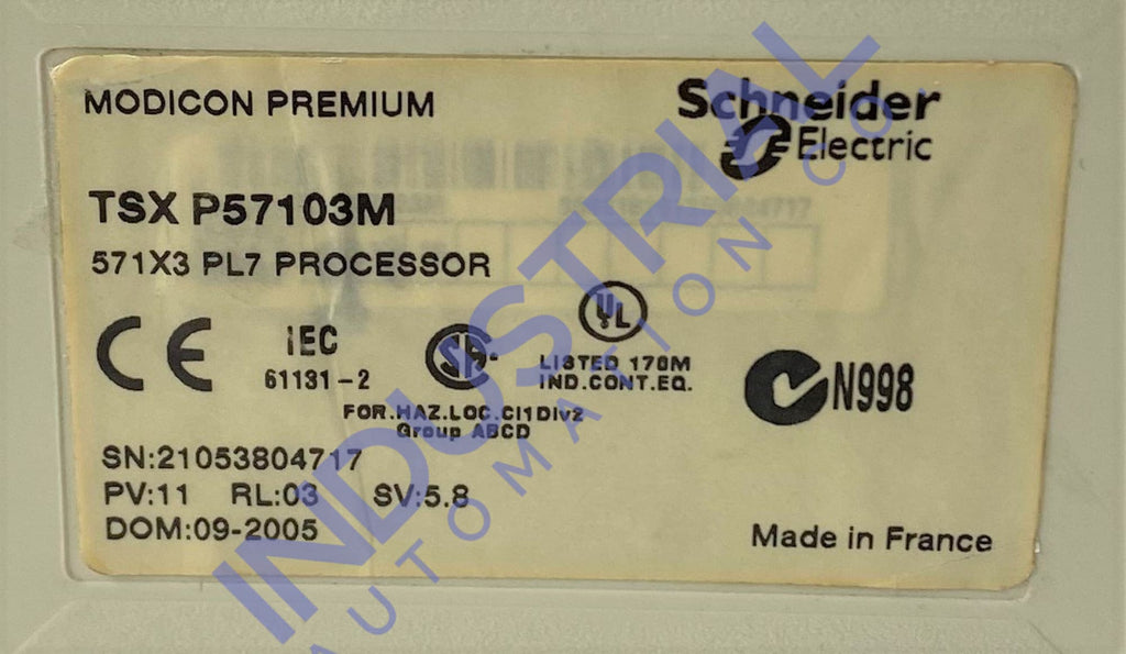 Schneider Electric Tsx-P57-103M