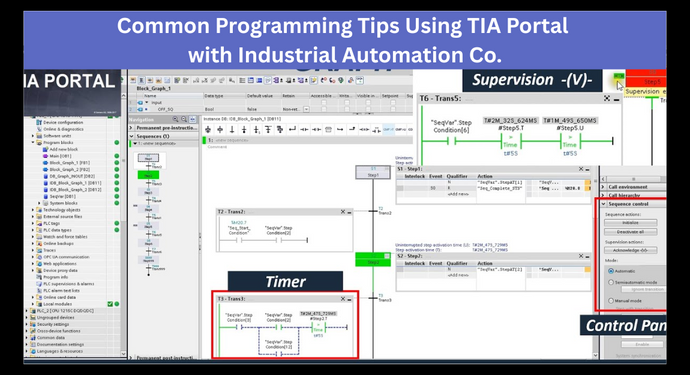 Common Programming Tips Using TIA Portal with Industrial Automation Co.