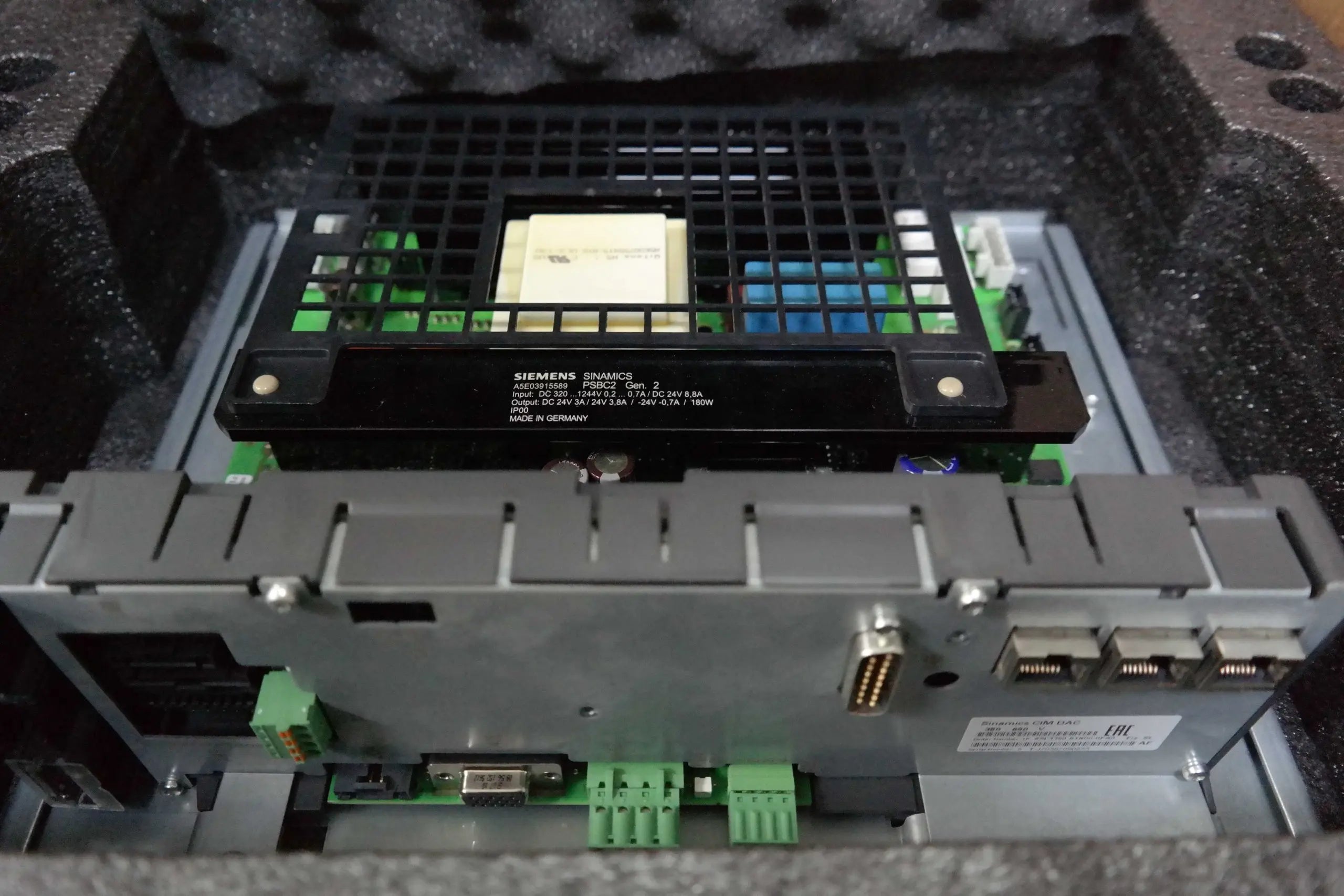 Replacing the Control Interface Module in a Sinamics S120 Drive Power