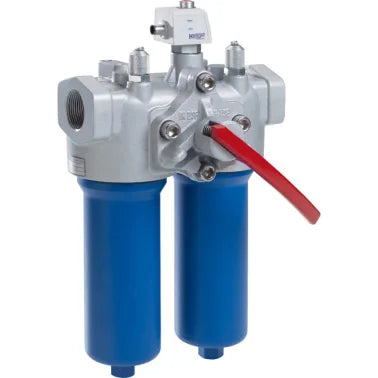 1010585B Hengst Duplex Filter w/ Size 0100 Filter Element (R928041840, 150LDN0100-PWR10A00-V5,0-M-U4)