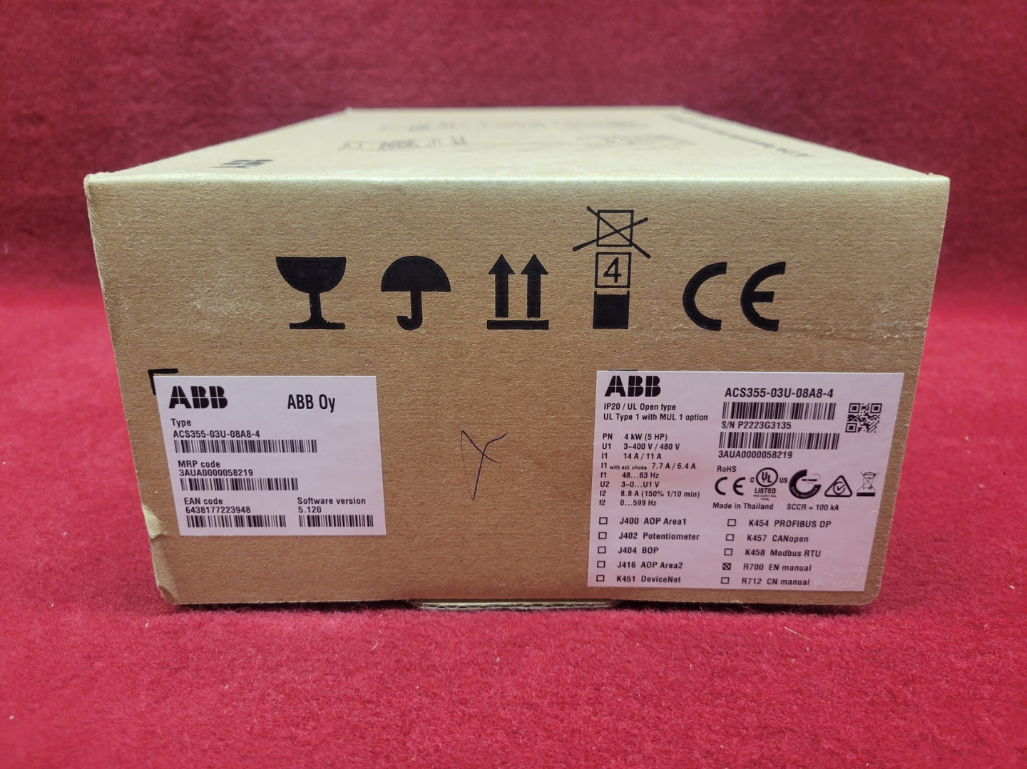 Abb Acs355-03U-08A8-4