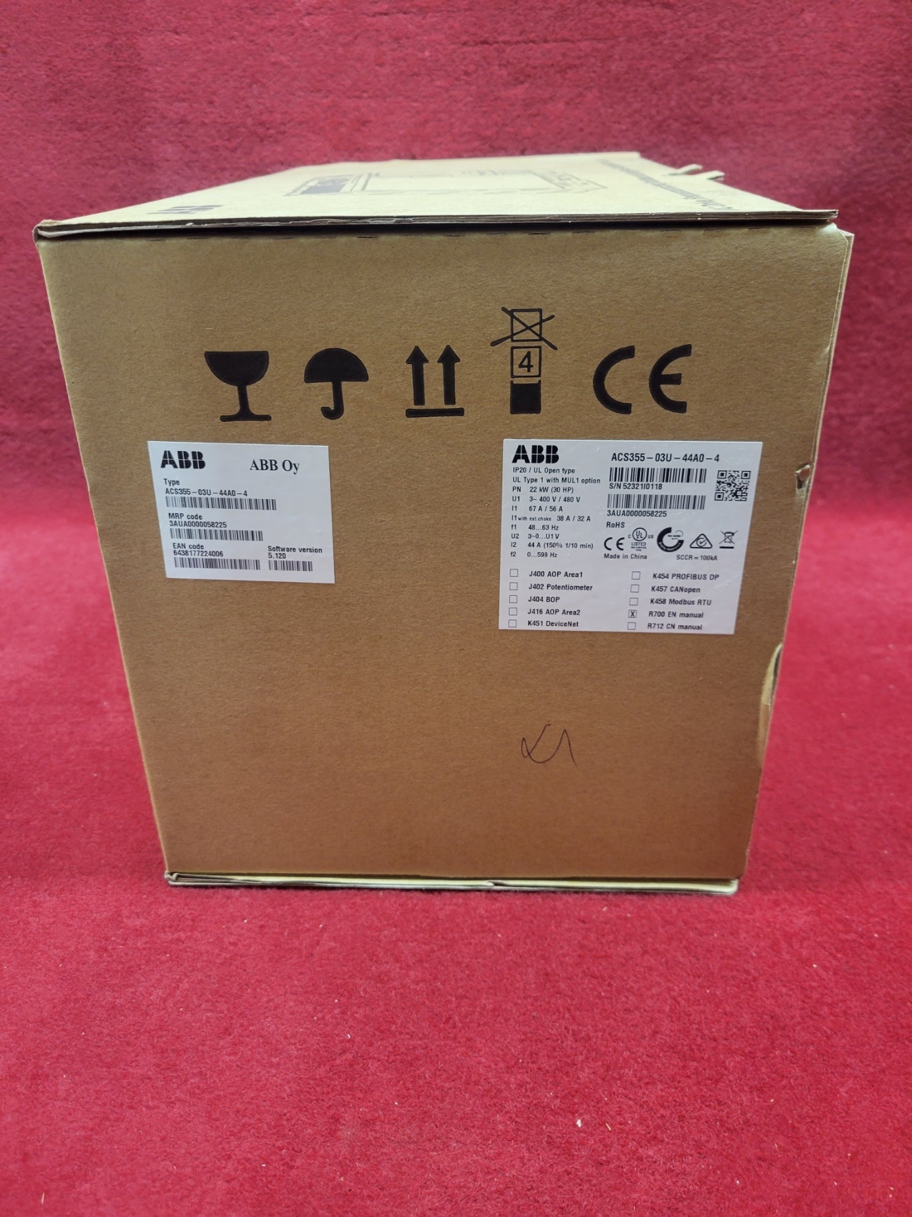 Abb Acs355-03U-44A0-4
