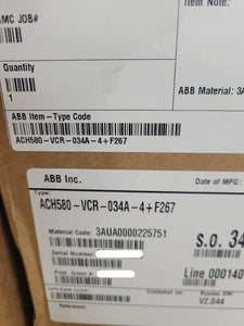 Abb Ach580-Vcr-034A-4 + F267 Adjustable Frequency Ac Drive