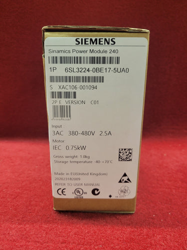 Siemens 6SL3224-0BE17-5UA0