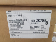Load image into Gallery viewer, ABB ACS880-01-014A-5 New Adjustable Frequency AC Drive