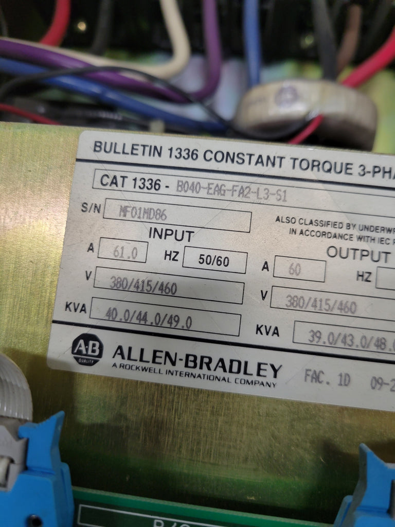 Allen-Bradley 1336-B040-EAG-FA2-L3-S1