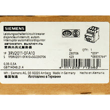 Load image into Gallery viewer, Siemens 3RV2011-0FA10