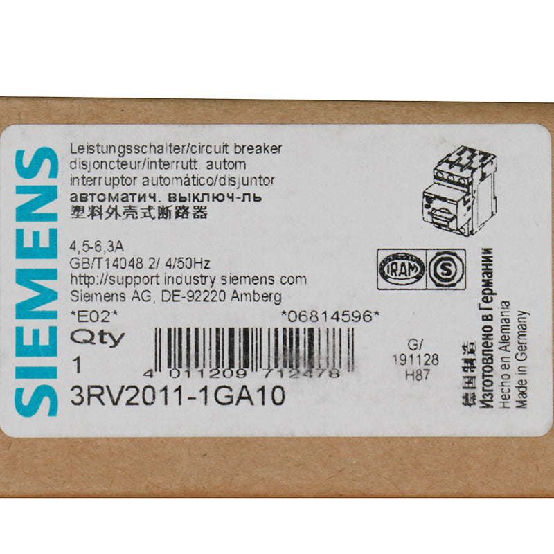Siemens 3RV2011-1GA10