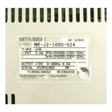 Load image into Gallery viewer, Mitsubishi MR-J2-100D-S24