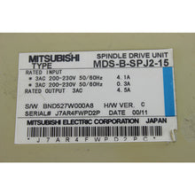 Load image into Gallery viewer, Mitsubishi MDS-B-SPJ2-15