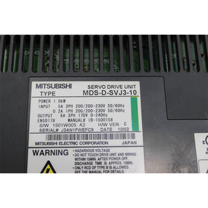 Mitsubishi MDS-D-SVJ3-10