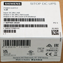 Load image into Gallery viewer, Siemens 6EP1931-2EC31