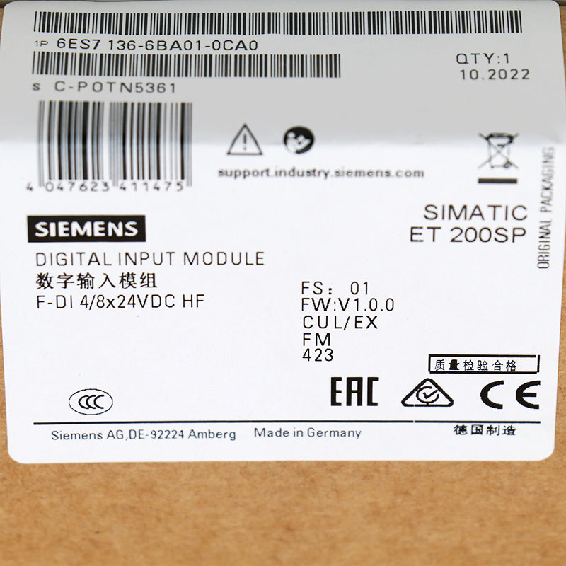 Siemens 6ES7136-6BA01-0CA0