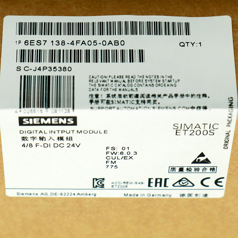 Siemens 6ES7138-4FA05-0AB0