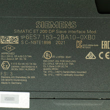 Load image into Gallery viewer, Siemens 6ES7153-2BA10-0XB0