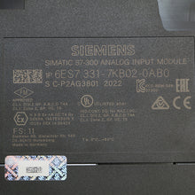 Load image into Gallery viewer, Siemens 6ES7331-7KB02-0AB0