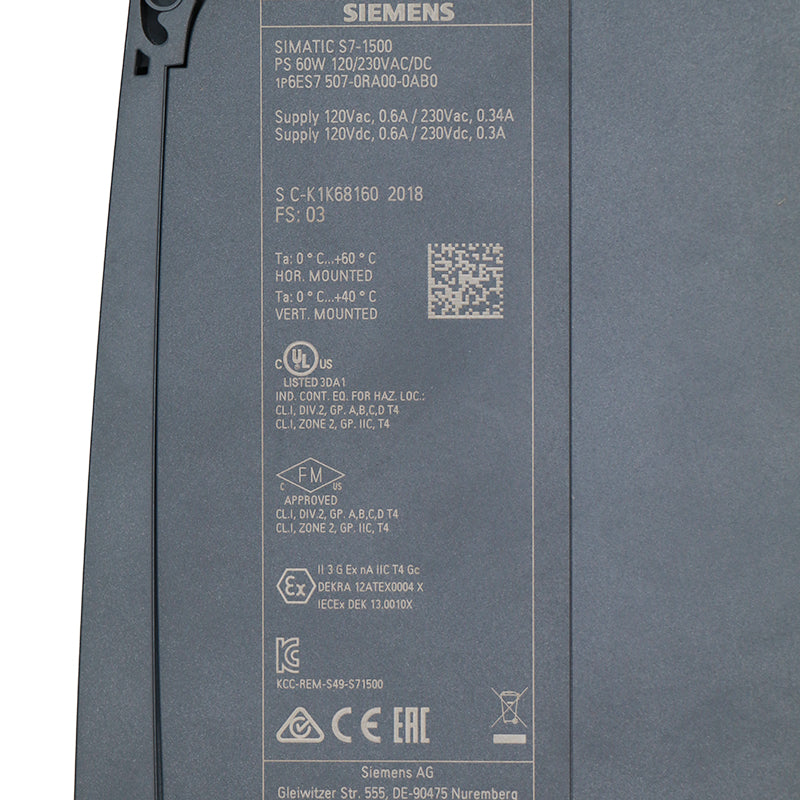 Siemens 6ES7507-0RA00-0AB0