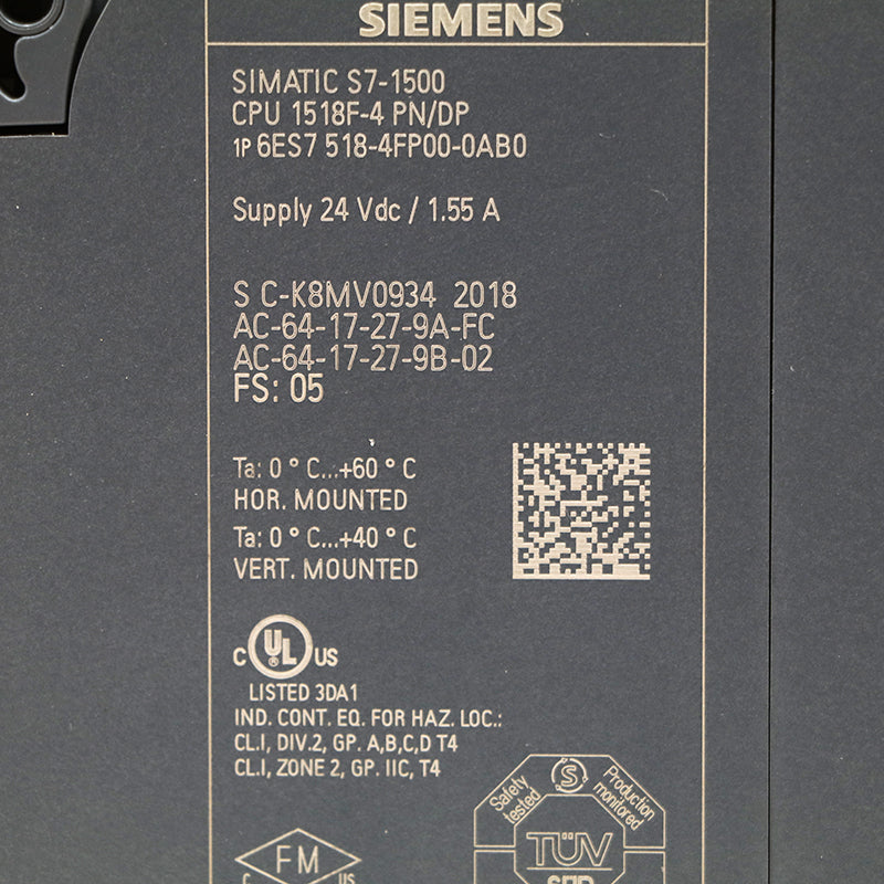 Siemens 6ES7518-4FP00-0AB0
