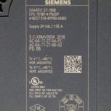 Load image into Gallery viewer, Siemens 6ES7518-4FP00-0AB0