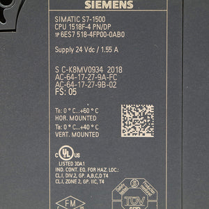 Siemens 6ES7518-4FP00-0AB0