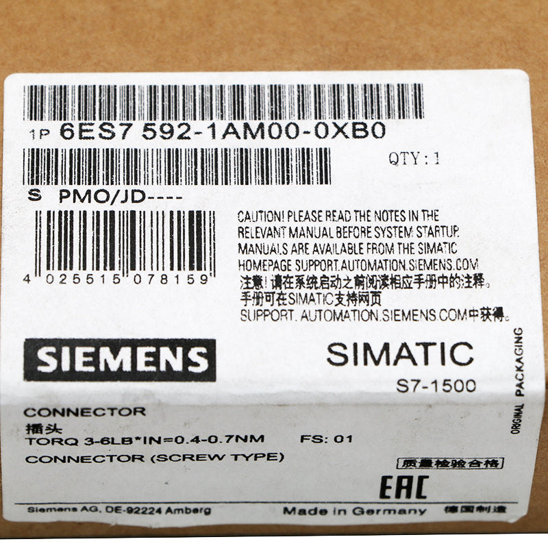 Siemens 6ES7592-1AM00-0XB0