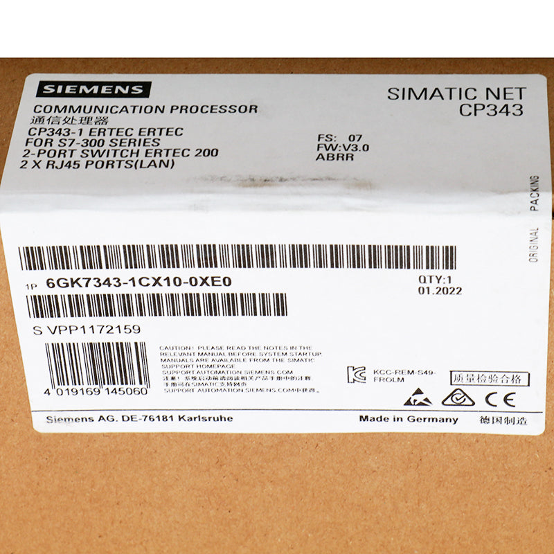 Siemens 6GK7343-1CX10-0XE0