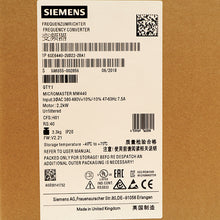 Load image into Gallery viewer, Siemens 6SE6440-2UD22-2BA1