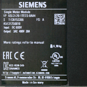 Siemens 6SL3120-1TE23-0AA4