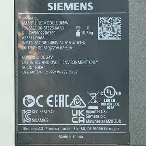 Siemens 6SL3130-6TE23-6AA3