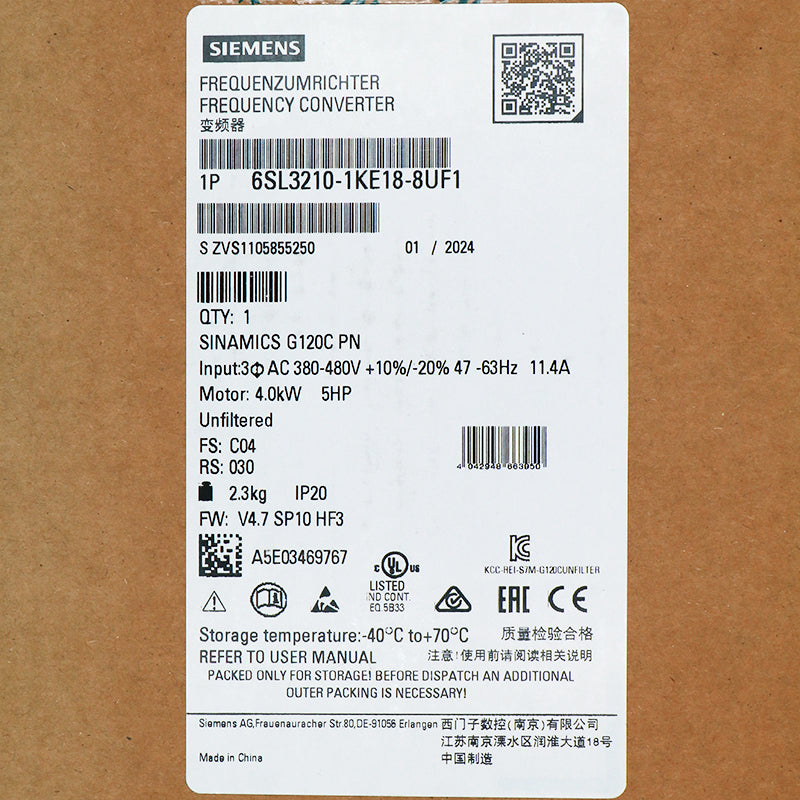 Siemens 6SL3210-1KE18-8UF1