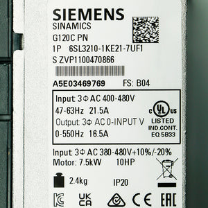 Siemens 6SL3210-1KE21-7UF1