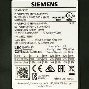Siemens 6SL3210-5BE21-5UV0