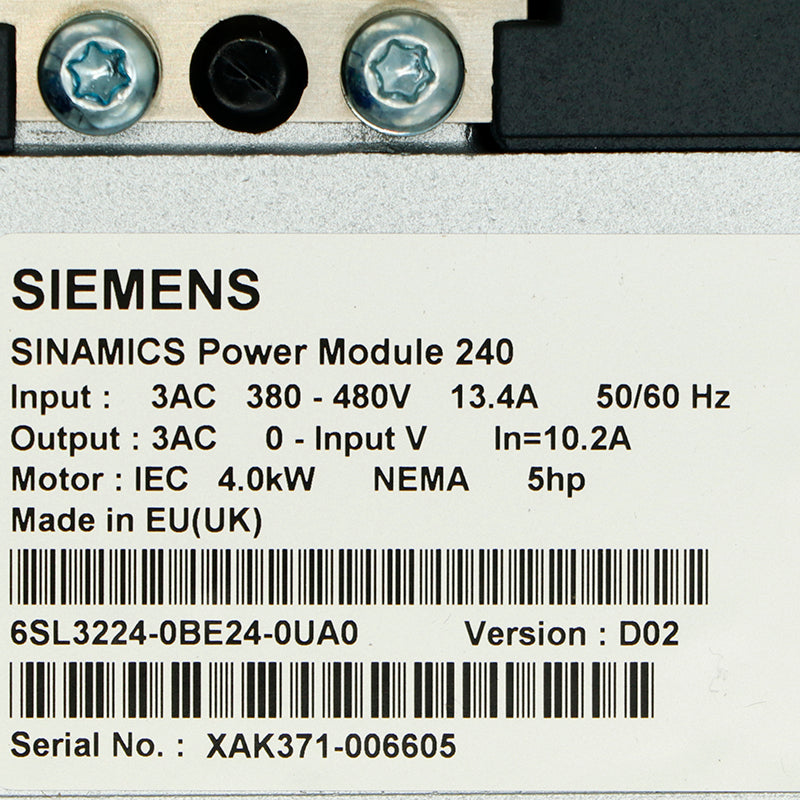 Siemens 6SL3224-0BE24-0UA0