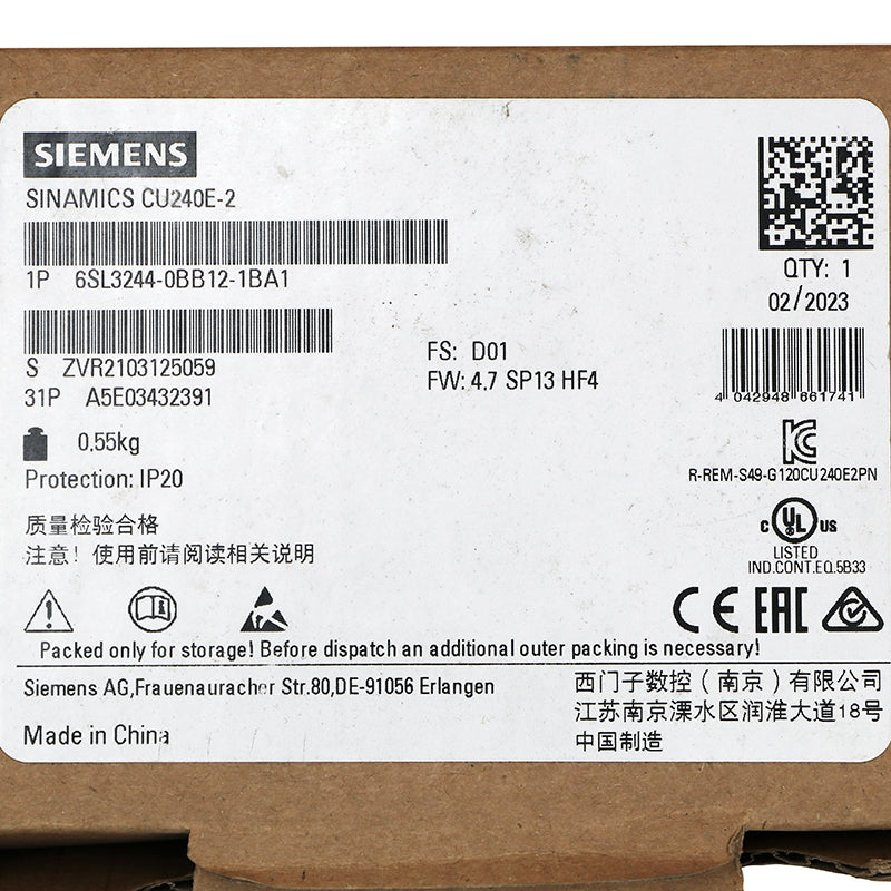 Siemens 6SL3244-0BB12-1BA1