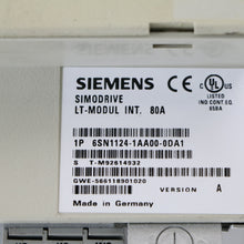 Load image into Gallery viewer, Siemens 6SN1124-1AA00-0DA1
