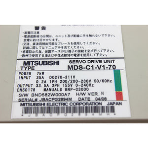 Mitsubishi MDS-C1-V1-70