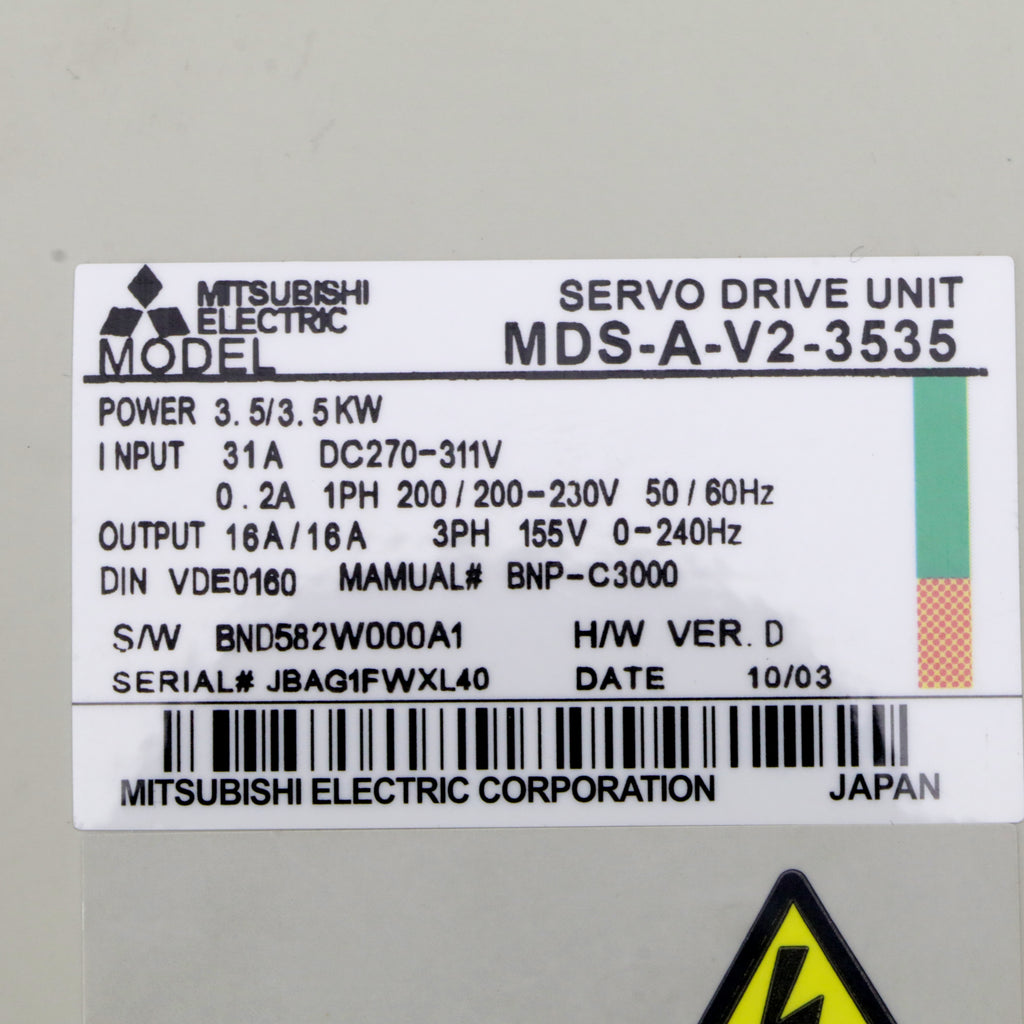 Mitsubishi MDS-A-V2-3535