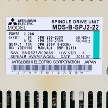 Load image into Gallery viewer, Mitsubishi MDS-B-SPJ2-22