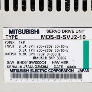 Mitsubishi MDS-B-SVJ2-10