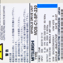 Load image into Gallery viewer, Mitsubishi MDS-C1-SP-220