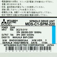 Load image into Gallery viewer, Mitsubishi MDS-C1-SPM-220