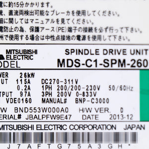 Mitsubishi MDS-C1-SPM-260