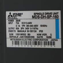 Load image into Gallery viewer, Mitsubishi MDS-DH-SP-160