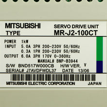 Load image into Gallery viewer, Mitsubishi MR-J2-100CT