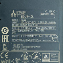 Load image into Gallery viewer, Mitsubishi MR-JE-40A